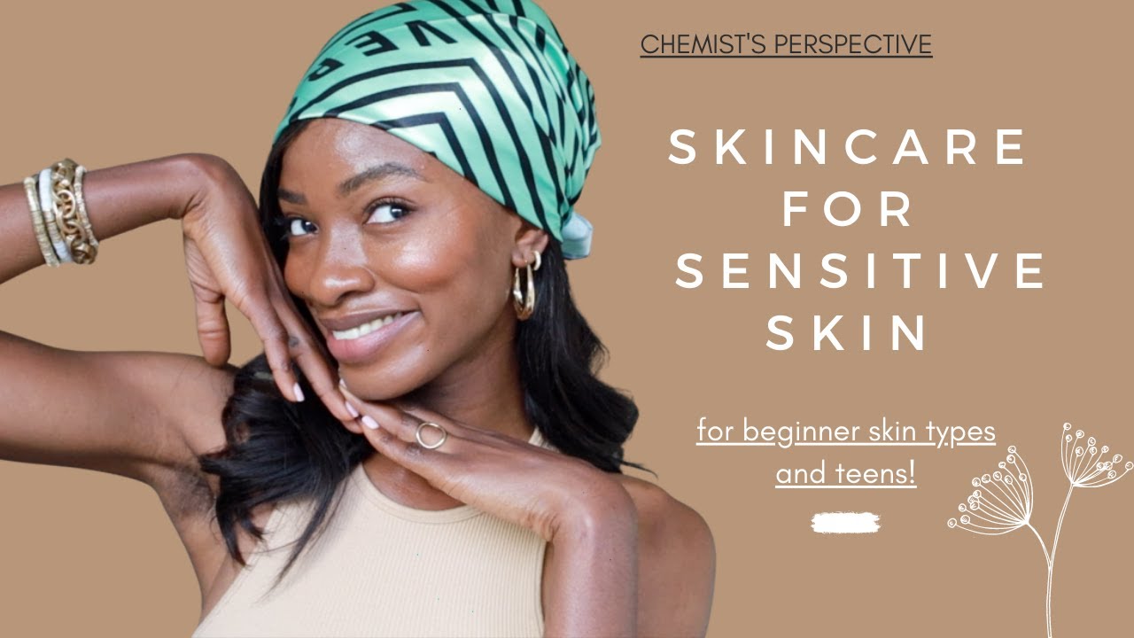 SKINCARE Routine for Sensitive Skin | Beginners + Teenagers | Chemist Perspective ♡ April Basi