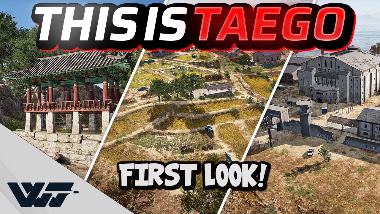 THIS IS TAEGO - Exclusive look at the new PUBG 8x8 Map + My reaction and comments - PUBG