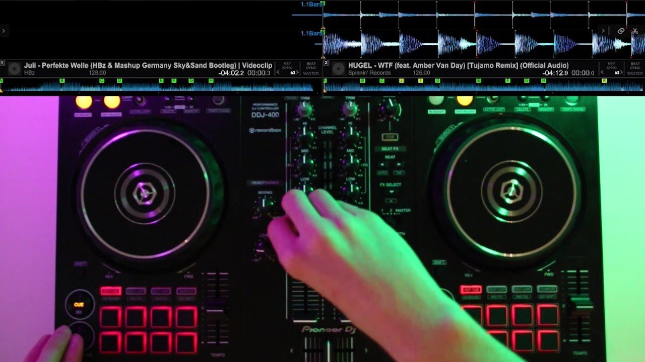 Pop-Song Mix on the DDJ-400