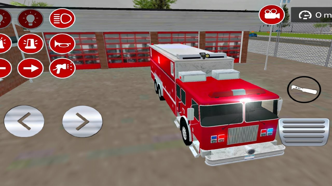 Real Fire Truck 🚒 Driving Simulator -FireFighting -Android gameplay #2024  #firetruck #gameplay