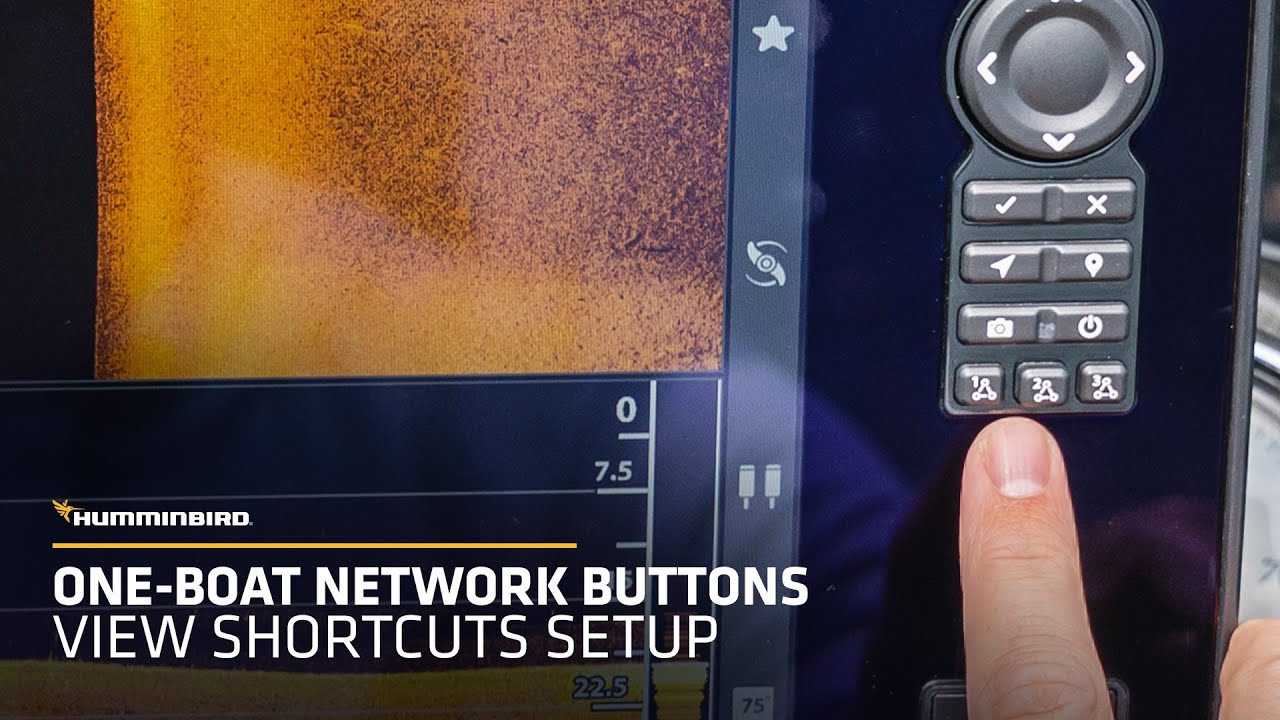 One-Boat Network Buttons & How to Customize | Humminbird XPLORE Fish Finder