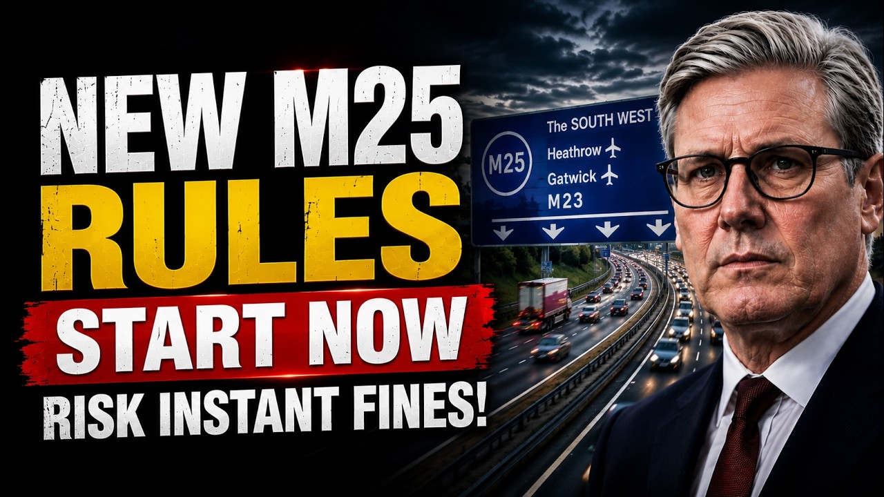 🚨 New M25 & Motorway Rules START NOW &mdash; UK Drivers Risk Instant Fines!