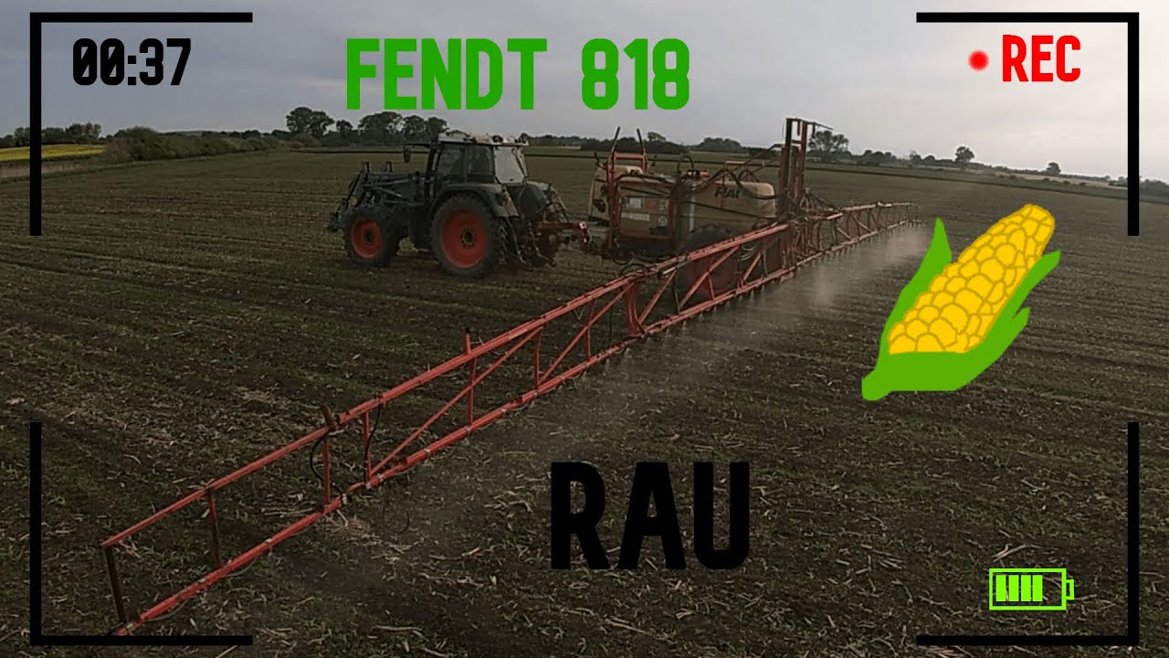 ✔💦Oprysk kukurydzy🌽🚜Fendt 818 i Rau🎥📸