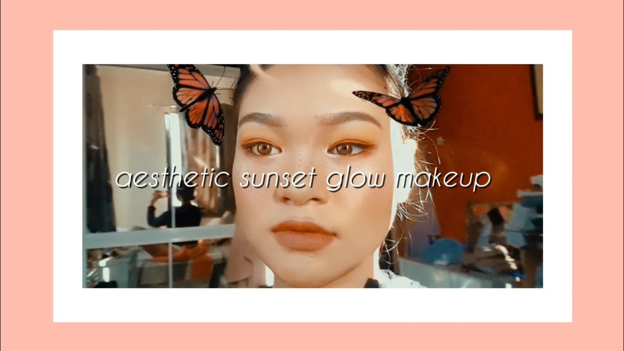 Aesthetic Sunset Glow Makeup 🌅🔥 | Kristine Bacala