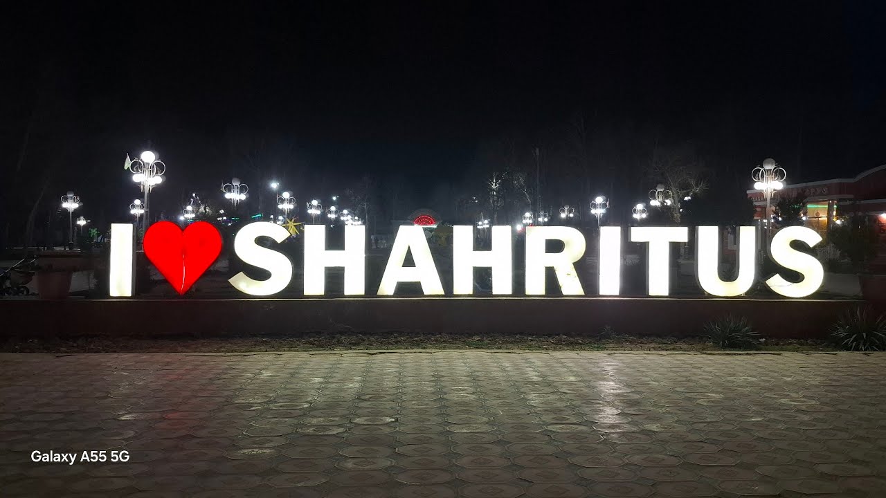 Шахритоз ночной парк👍