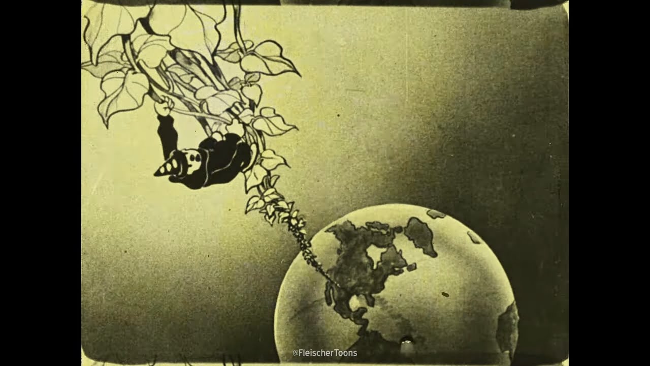 Jumping Beans | 1922 | Out of the Inkwell | 16mm | Kodascope | Koko The Clown | Fleischer Cartoon