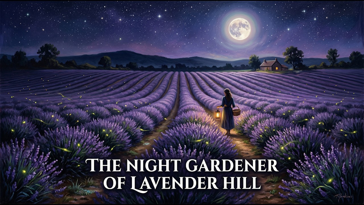 The Night Gardener of Lavender Hill 🌿 A Calm Bedtime Story for Deep Sleep