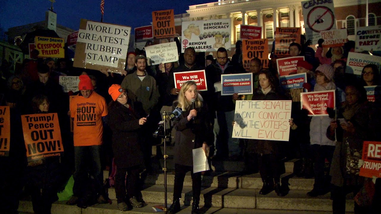 Reject the Coverup Rally - Common Cause Massachusetts' Kristina Mensik