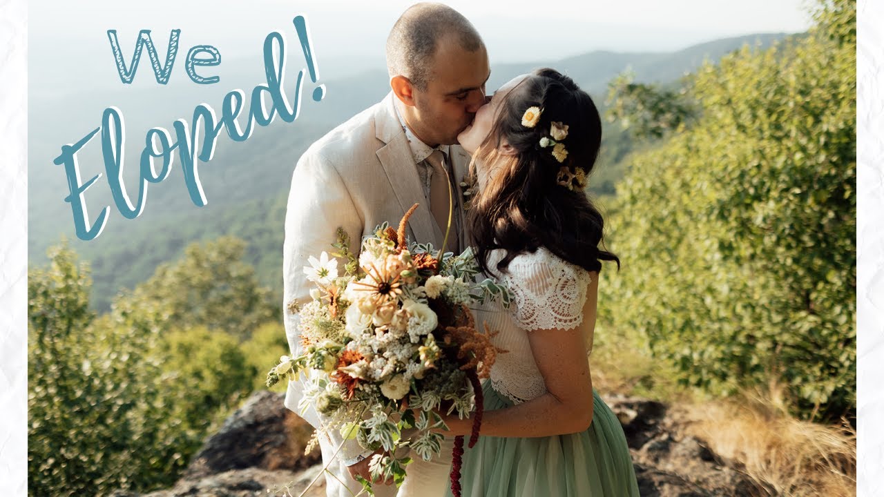 OUR WEDDING! American Girl and Englishman Tie the Knot in Private Mountain Cliff Wedding