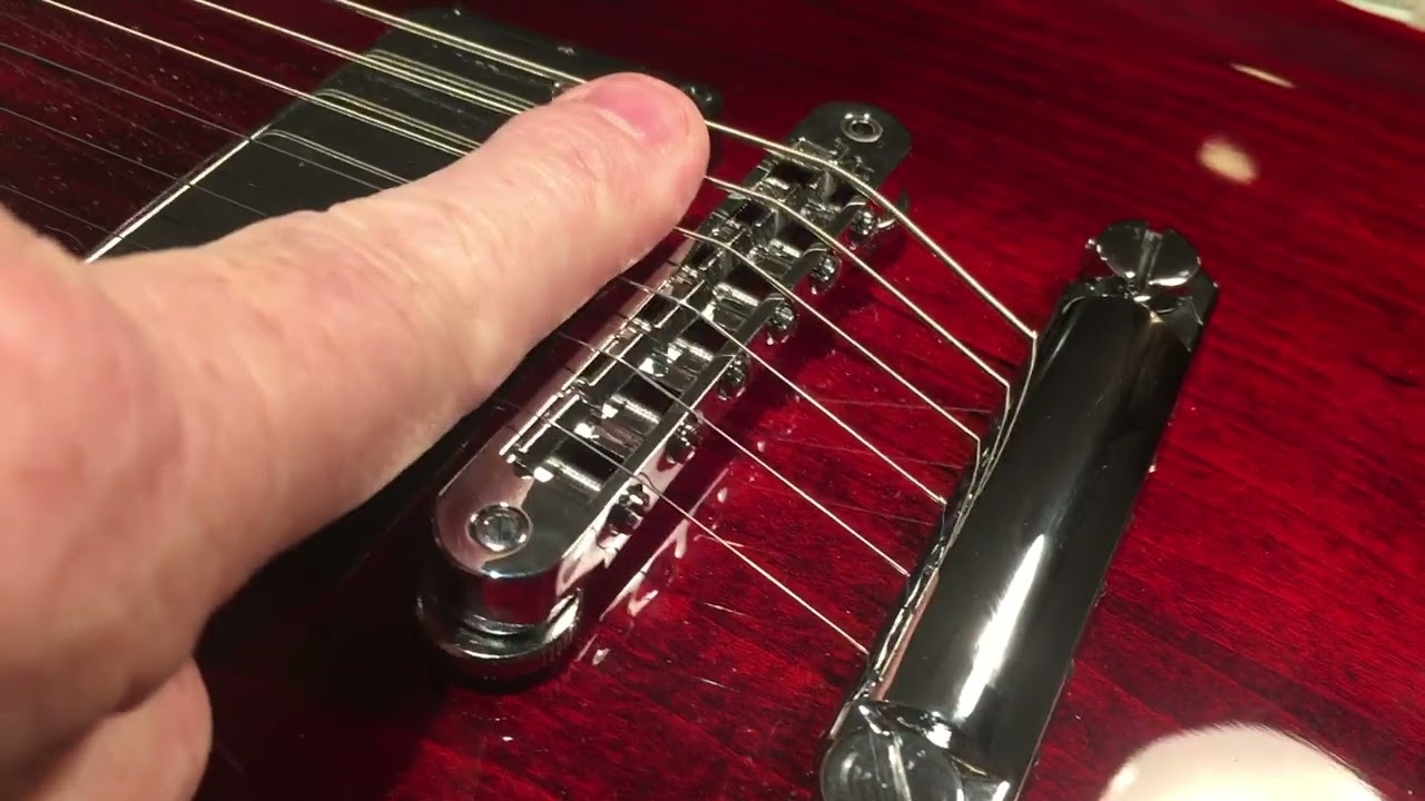 How to setup a Nashville bridge and tailpiece properly - before and after