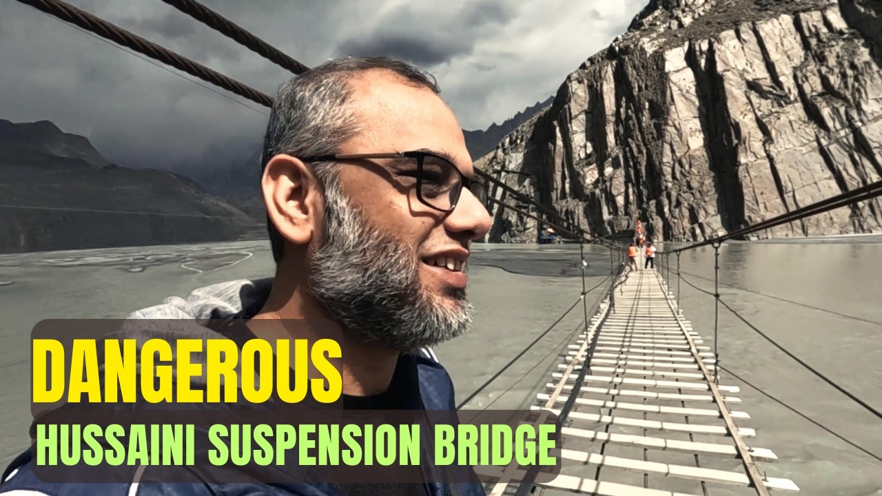 Hunza Ka Sab Se Daring Bridge  Hussaini Bridge + Local Food Vlog