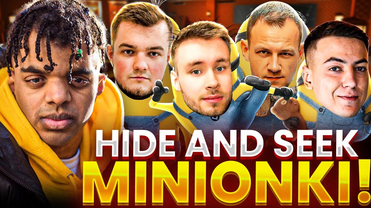 HIDE AND SEEK MINIONKI z EKIPĄ