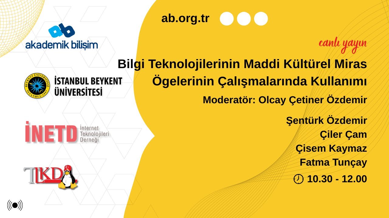 Bilgi Teknolojilerinin Maddi Kültürel Miras Ögelerinin Çalışmalarında Kullanımı-24.Akademik Bilişim