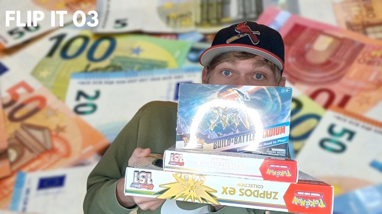 FLIP IT Folge 3! Können wir mit den neuen Pokemon 151 ex Boxen und Strahlende Sterne Geld machen?