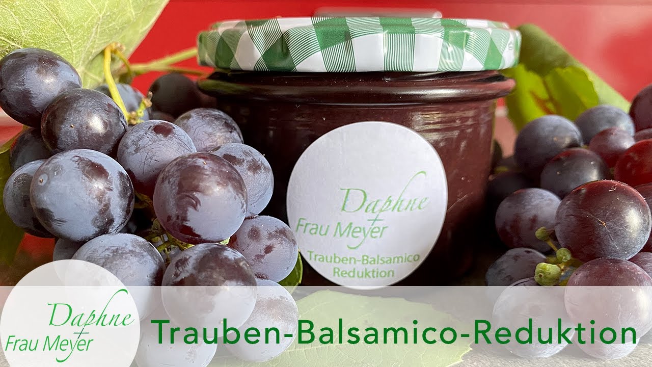 Trauben-Balsamico-Reduktion für Entenbrust, Roastbeef, Salat... super lecker!