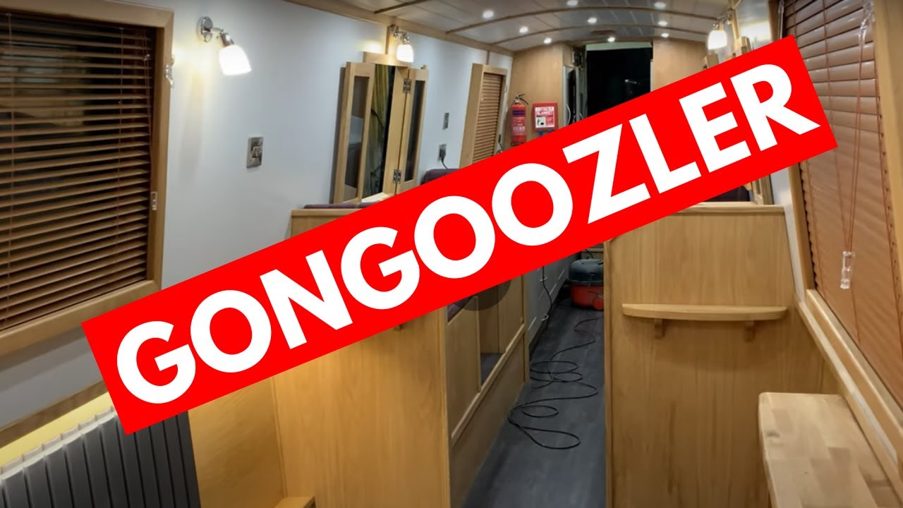 GONGOOZLER! an electric narrowboat that recently left our yard for her new home.