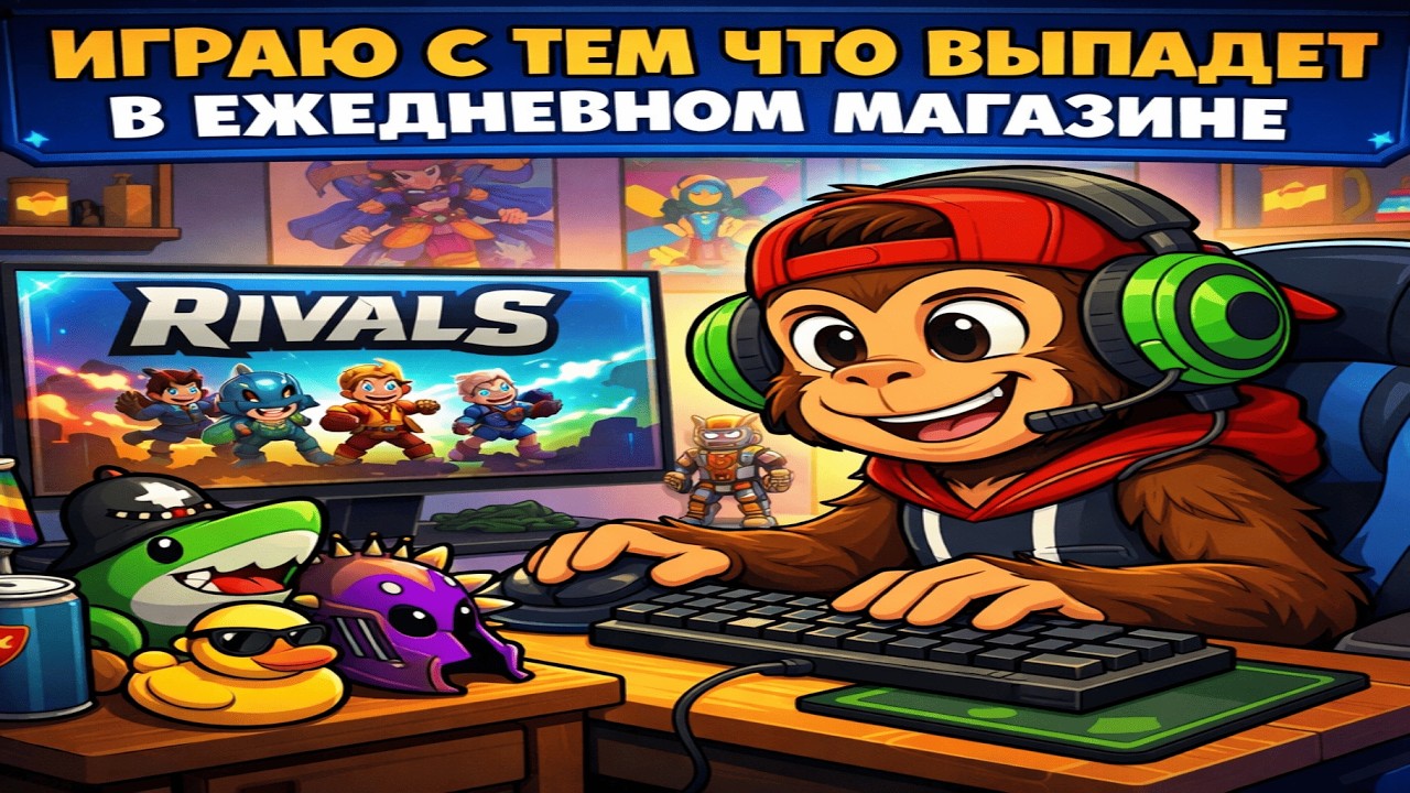 ИГРАЮ ТОЛЬКО С ТЕМ ОРУЖИЕМ, КОТОРОЕ ВЫПАДЕТ В ЕЖЕДНЕВНОМ МАГАЗИНЕ В ROBLOX RIVALS