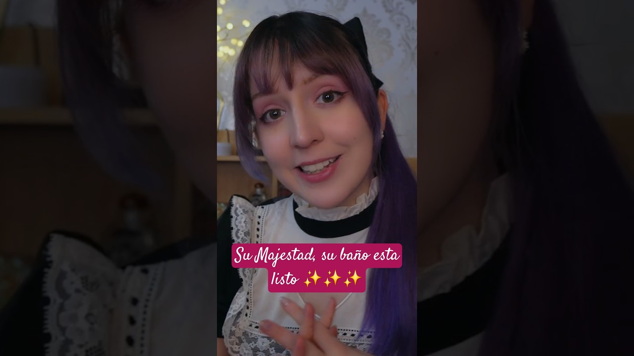 ⭐Su Majestad, su ba&ntilde;o est&aacute; listo&hellip; 💙✨ (ASMR para dormir)
