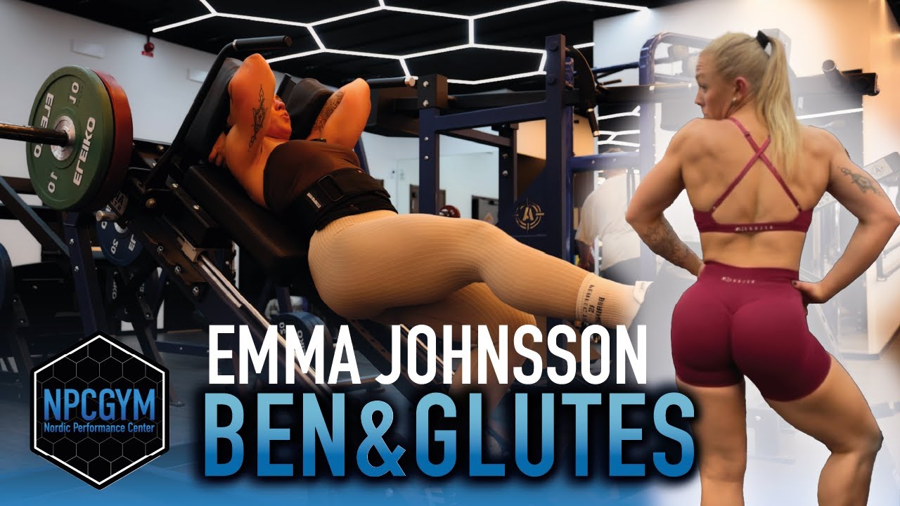Bygg Ben & Glutes med Emma Styrka! 💪 NPCGYM Stockholm - DEL 1