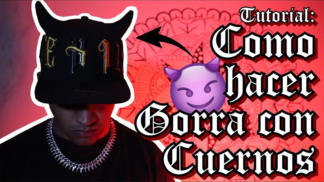 COMO HACER una GORRA con CUERNOS 😈 HALLOWEEN 🎃 - Mosh Moshan