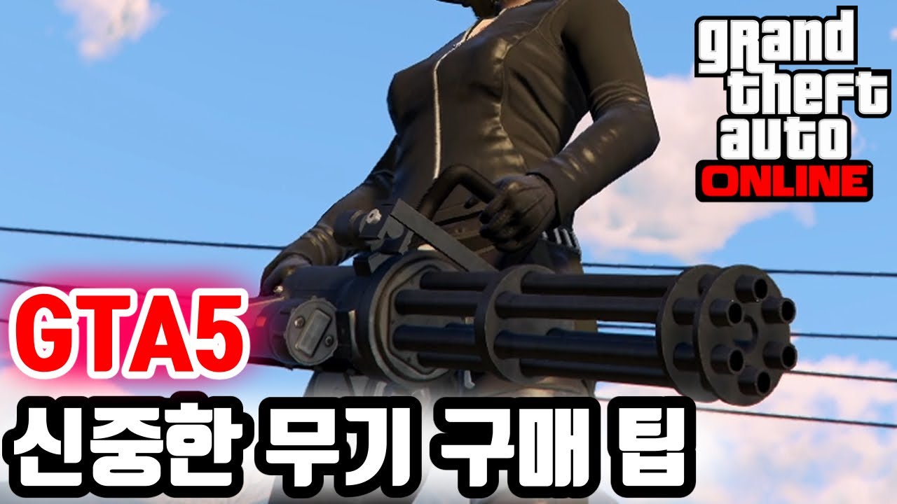 하지마 !! 사지 말라면 사지마 !! (GTA5 초보자 무기 추천) 꼭 필요한 것만 공략