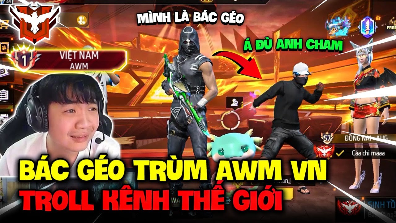 C&ugrave;ng B&aacute;c Gấu Tr&ugrave;m AWM Việt Nam Đi K&ecirc;nh Thế Giới Chơi ALTP G&aacute;nh Team Cực Đẳng Cấp