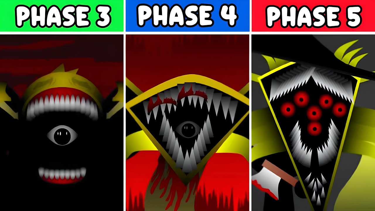 Incredibox Sprunki: Phase 3 VS Phase 4 VS Phase 5 But Remastered Version