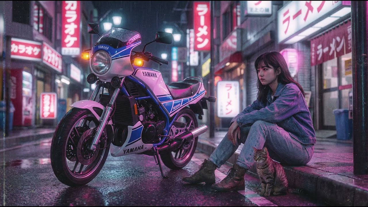 RZ350R – High RPM Solitude | Japanese City Pop Instrumental Night Drive/高回転の孤独｜シティポップ・インスト 夜のドライブBGM
