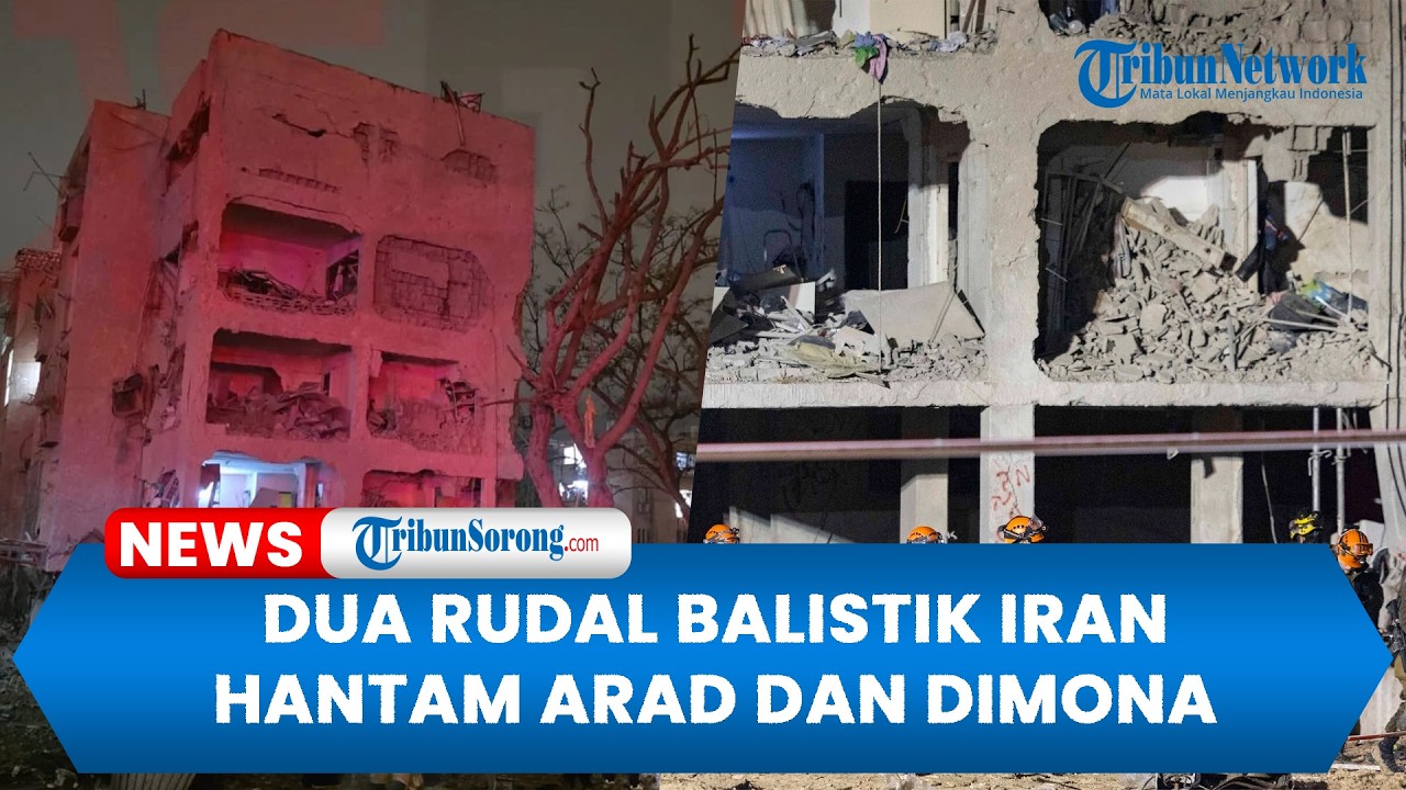 Israel Experiences a Difficult Night as Two Iranian Ballistic Missiles Hit Arad and Dimona, Destr...