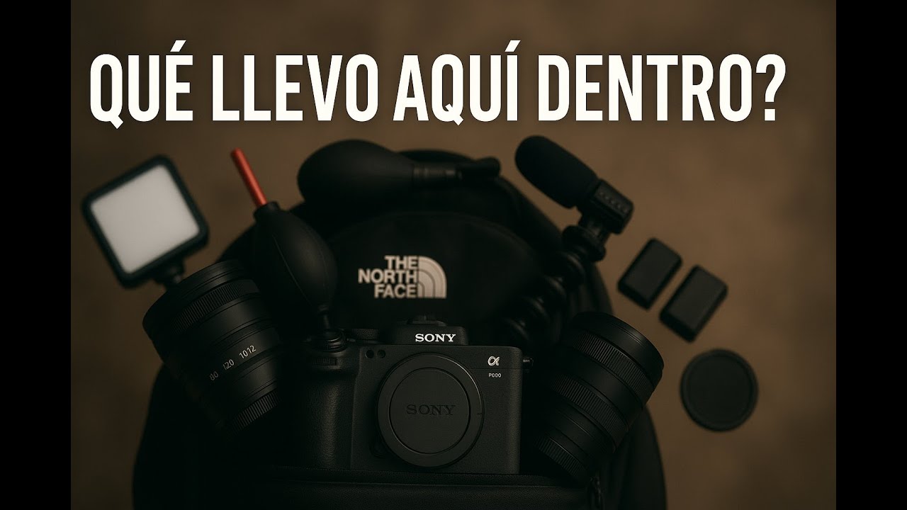 ¿Qué llevo realmente en mi mochila de grabar?
