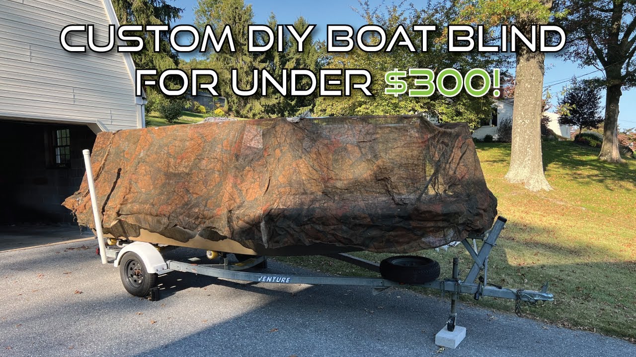 DIY Scissor-Style Boat Duck Blind for Under $300!