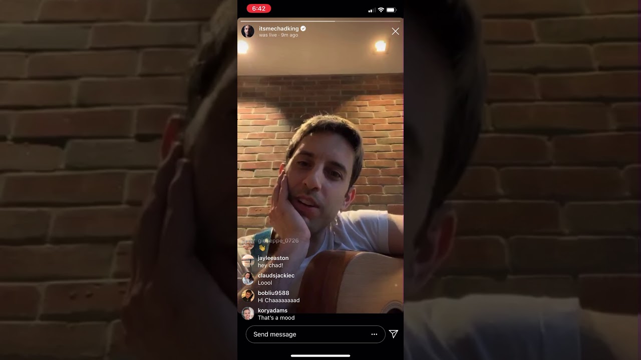 Chad King- Instagram Live (3/23/2020)