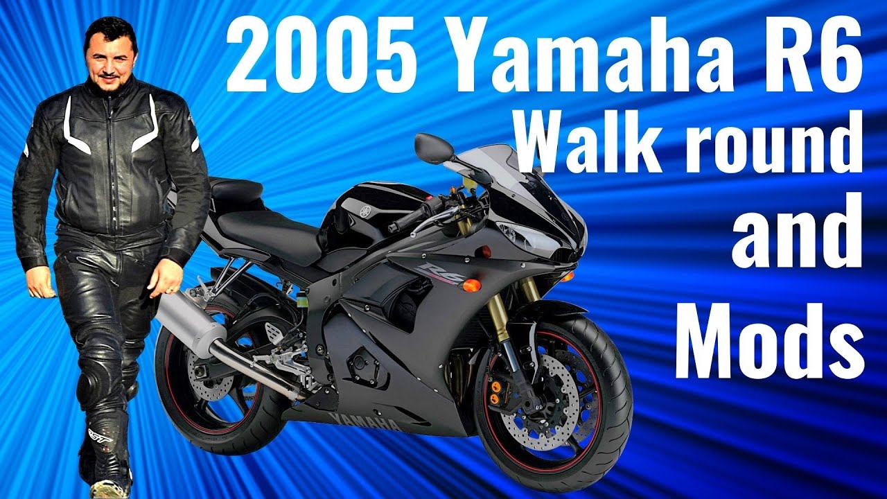 2005 Yamaha R6 walk round and modifications 🏍