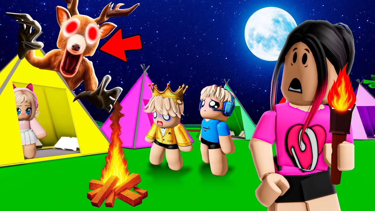 ERA PRA SER APENAS UMA NOITE DE ACAMPAMENTO COM A ANA TOYS GAMES EM BROOKHAVEN RP MAS...