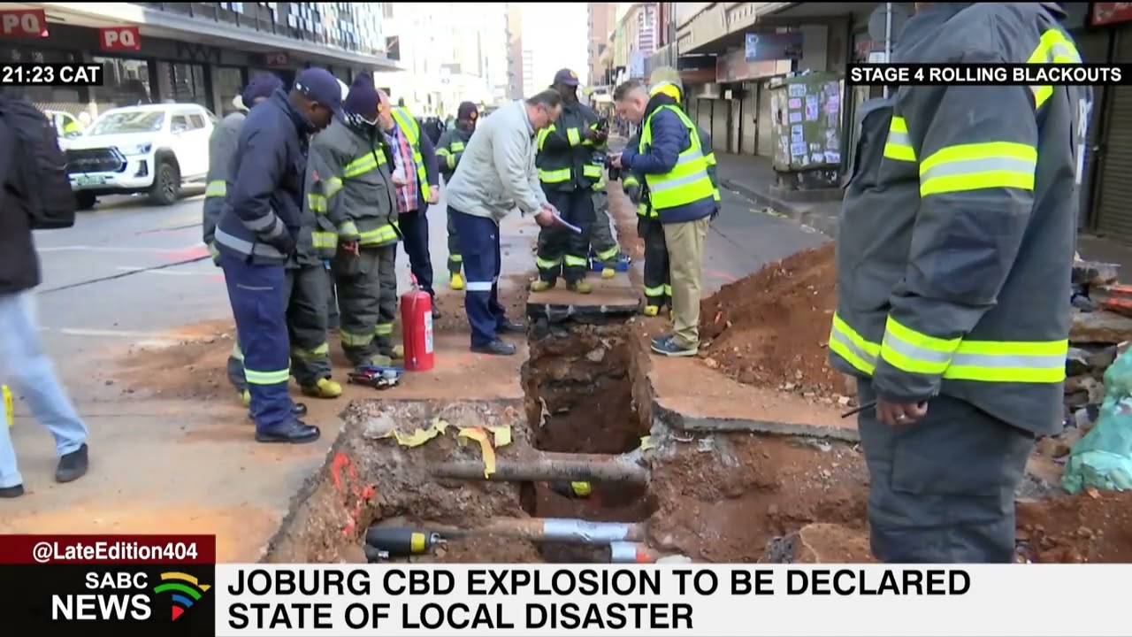 City of Joburg in a process of declaring CBD explosion a disaster