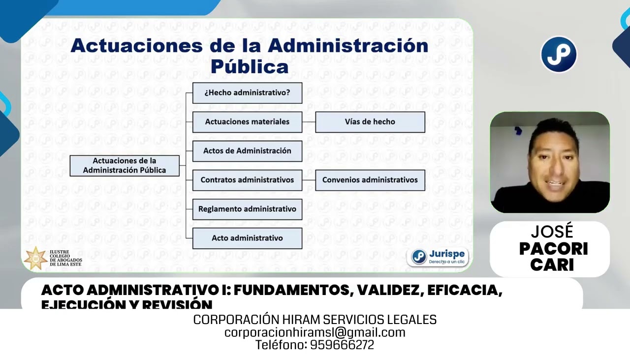 Actuaciones de la Administración Pública - José María Pacori Cari