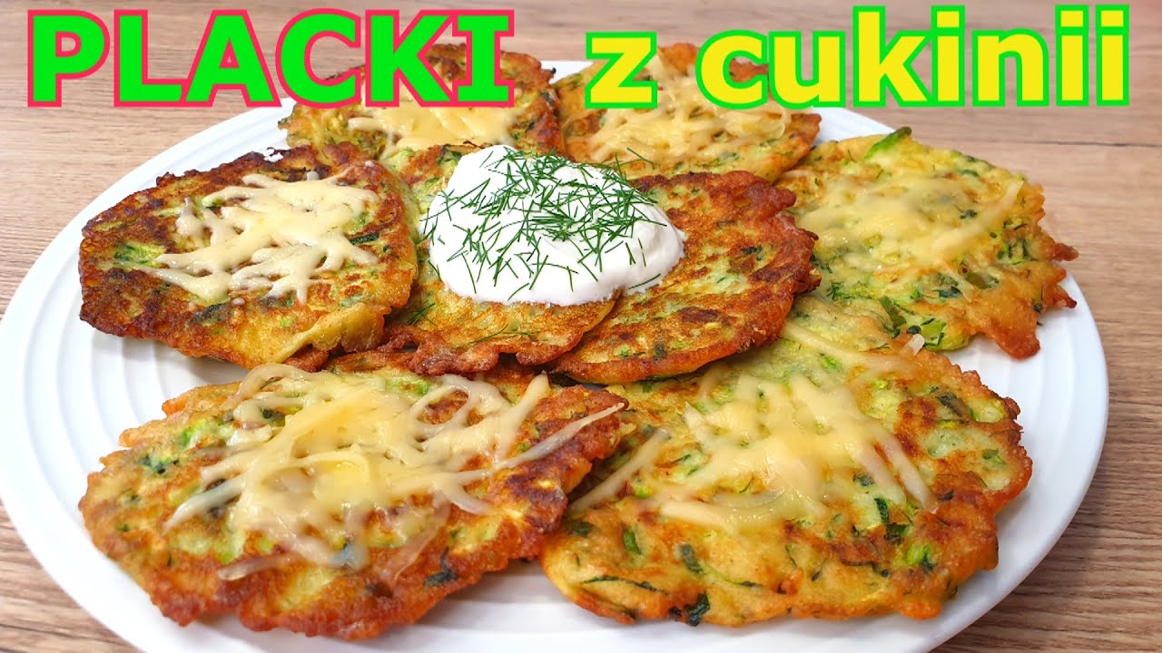 Najlepsze placki z cukinii 👌 pyszna przekąska lub dodatek do mięs 👍