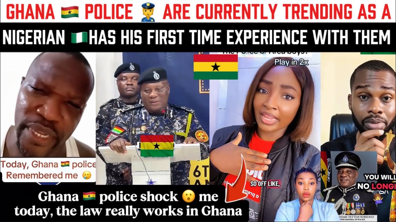 Ghana 🇬🇭 police 👮 Are Currently Training As A Nigerian Has his first time experience with them 🇬🇭🇳🇬