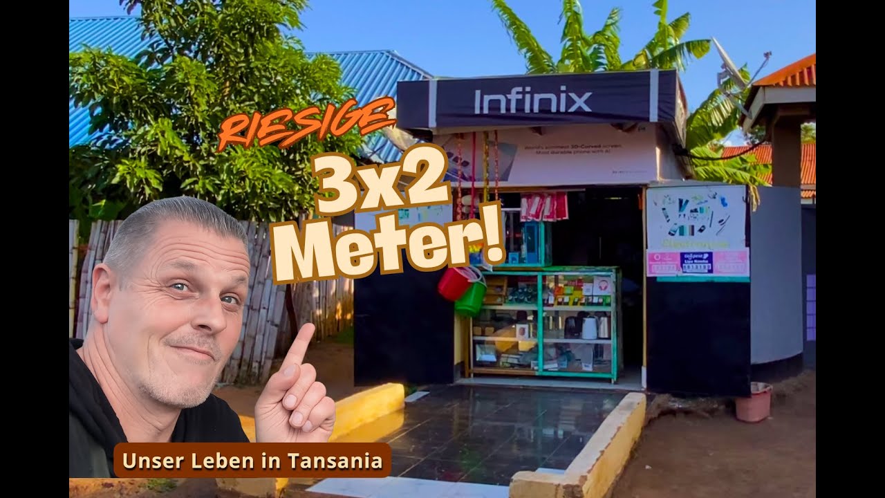 Unser „Riesen MediaMarkt“ in Leganga – ein Laden mit nur 3×2 m