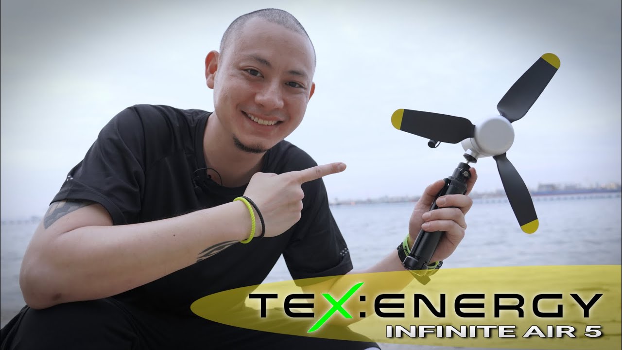 TEXENERGY Infinite Air — портативная ветряная турбина / Распаковка / Первое вращение