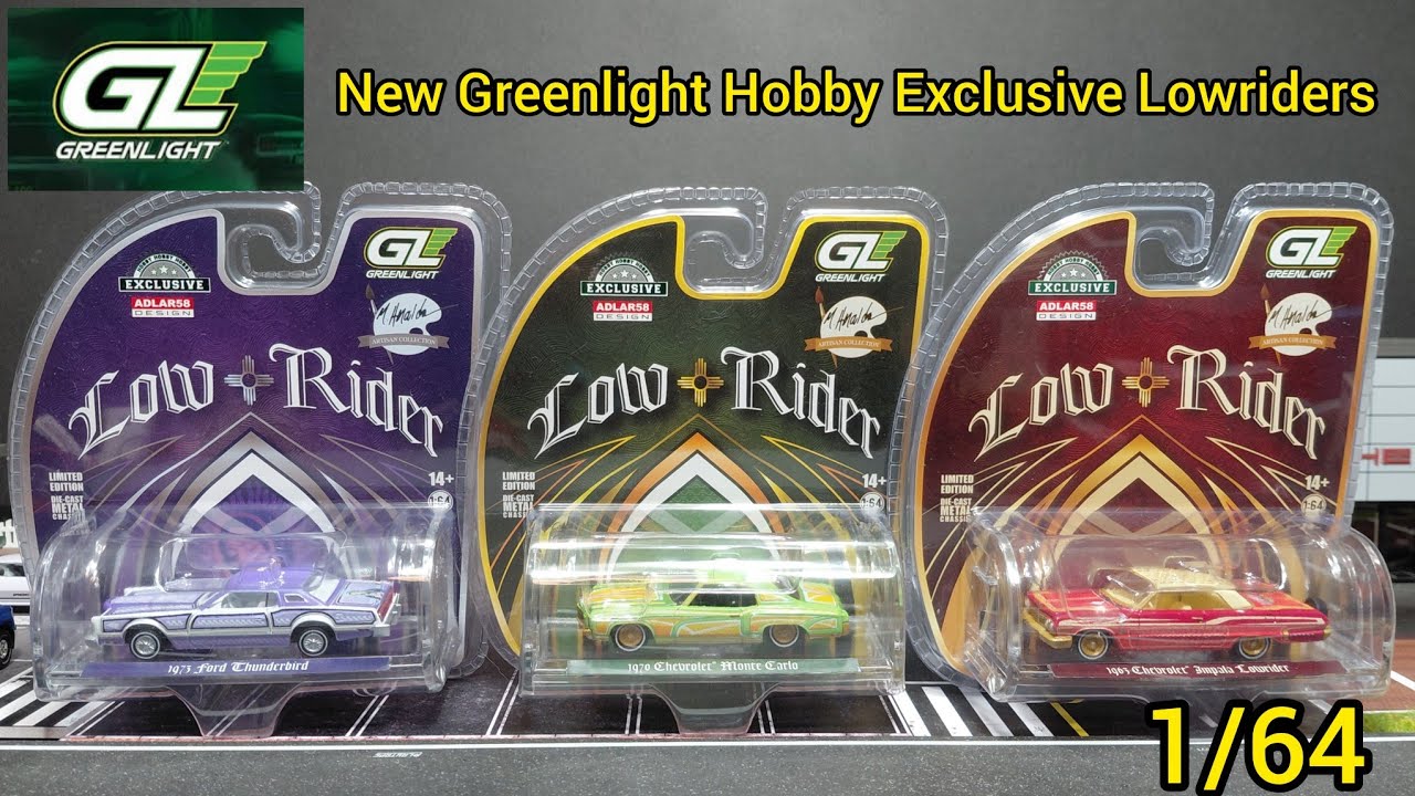 Давайте посмотрим на эти Greenlight Lowriders в масштабе 1/64 *Распаковка*