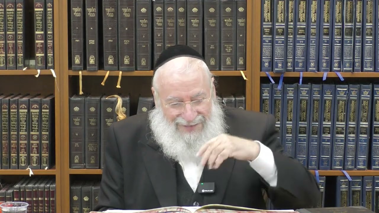 חייב אדם לפקוד את אישתו | שיעור באידיש, מאת מרן הרב אשר וייס שליט