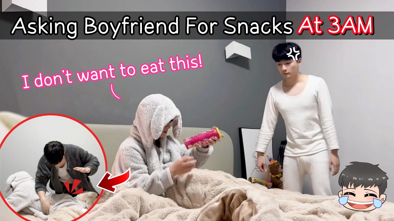 Asking Boyfriend For Snacks At 3AM🌙💔He Bullied Me? [Gay Couple Lucas&Kibo BL]