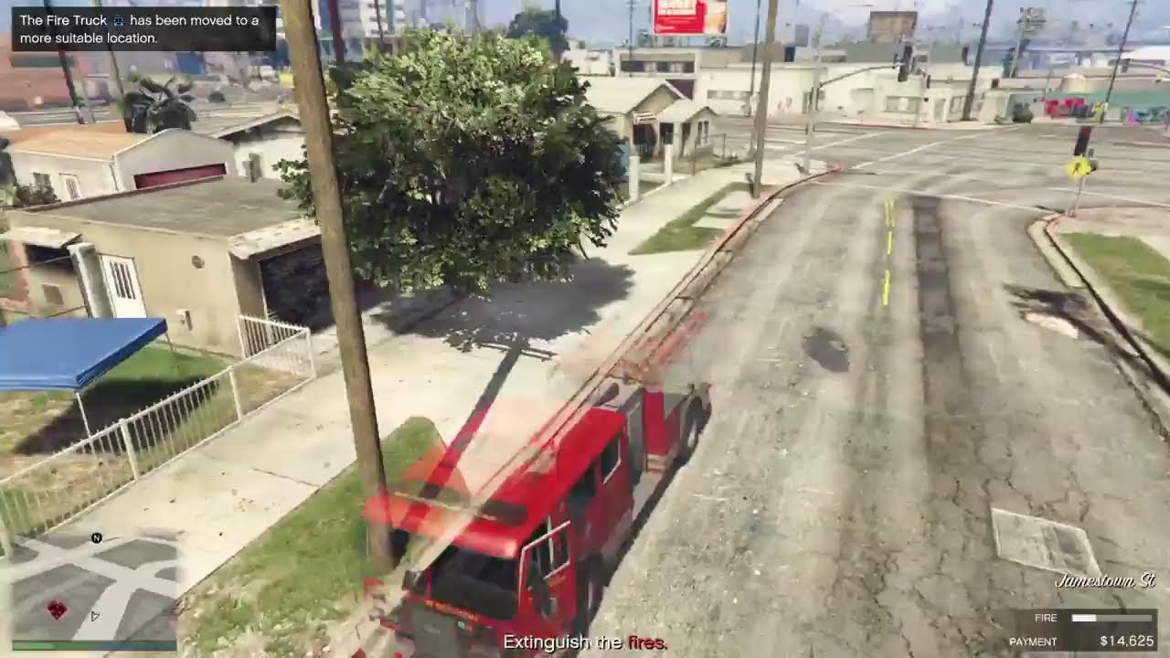 Doing side quests on GTA 5