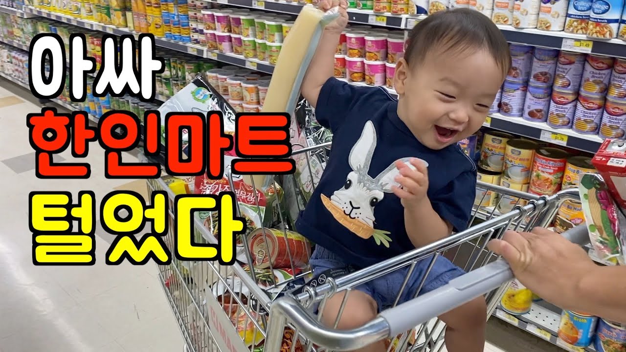 왔다 장보기 🇺🇸 주기적으로 털어줘야하는 한인마트 (텅장...) 🤑 미국 일상 l 시카고 한인마트 h마트 장보기 / 시카고여행