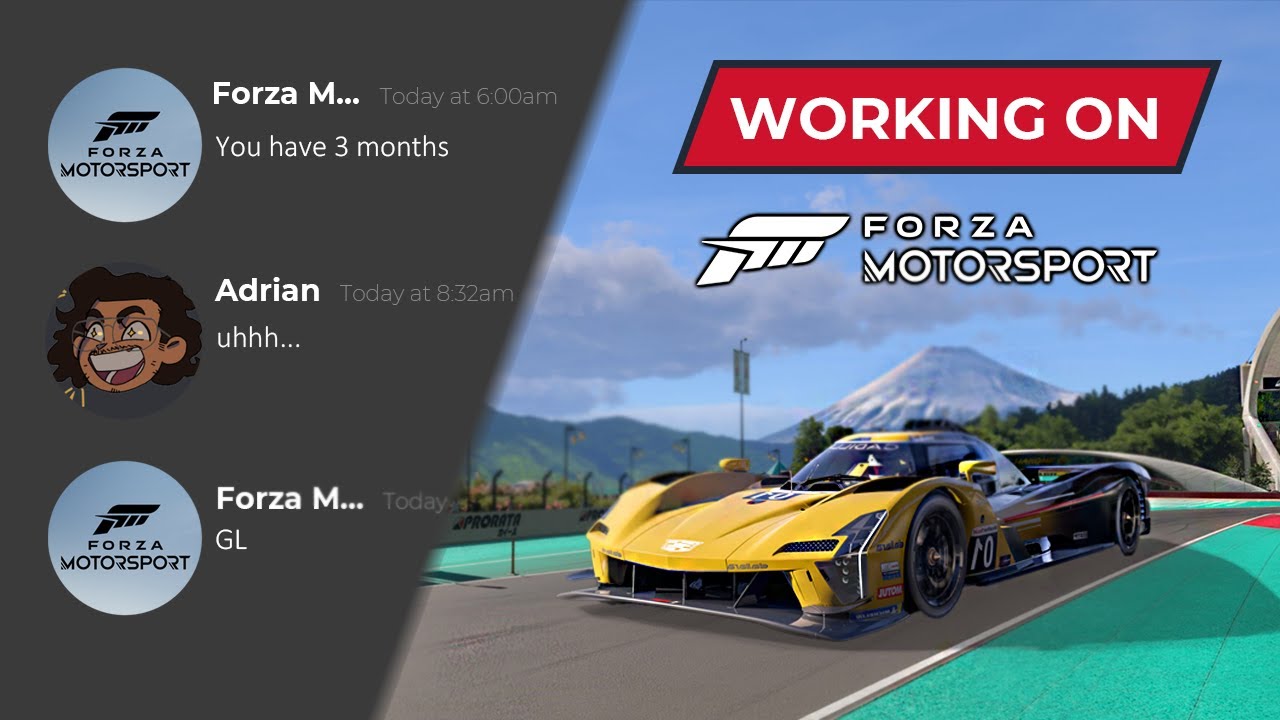 Изнурительная разработка Forza Motorsport