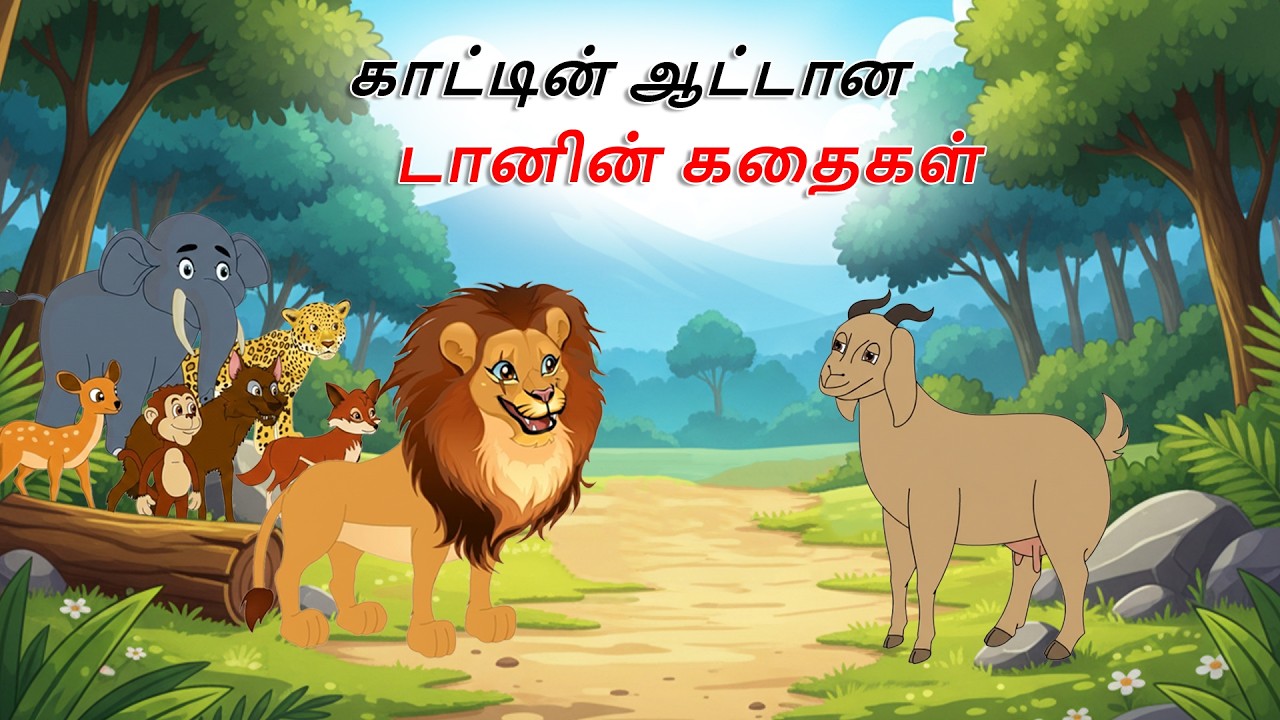 காட்டின் ஆட்டான டானின் கதைகள் || JUNGLE KI BAKRI DON KI KAHANIYA || SHINZOOTV
