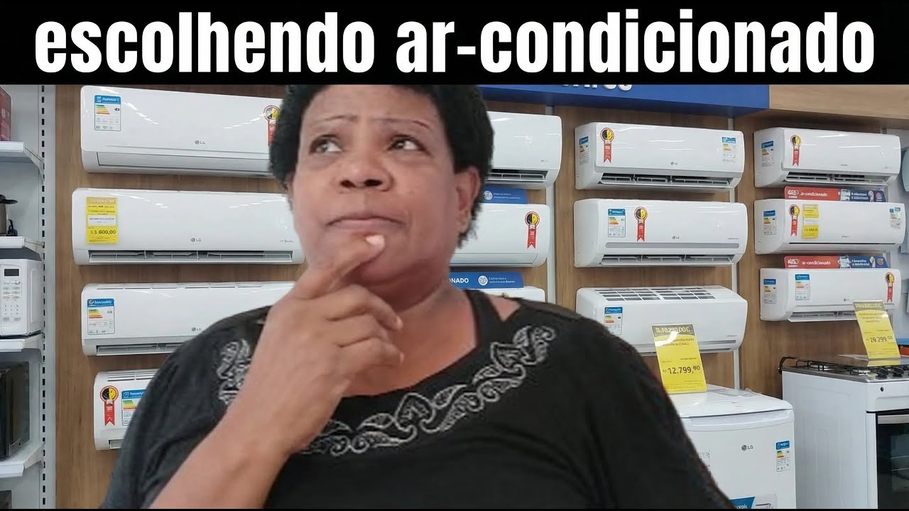 Fui ver preço de ar-condicionado