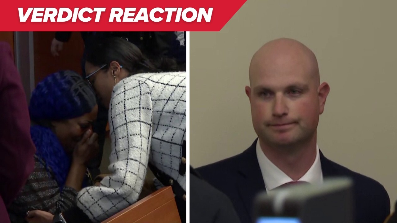 Emotional courtroom reaction after Connor Grubb verdict read by judge