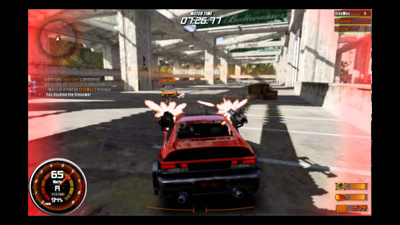 Gas Guzzlers Online Deathmatch - Minigun Punishment - by FuN DreeMax [1080HD]